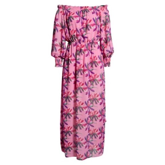 WAYF Cassidy Off the Shoulder Maxi Dress - Picture 5 of 11